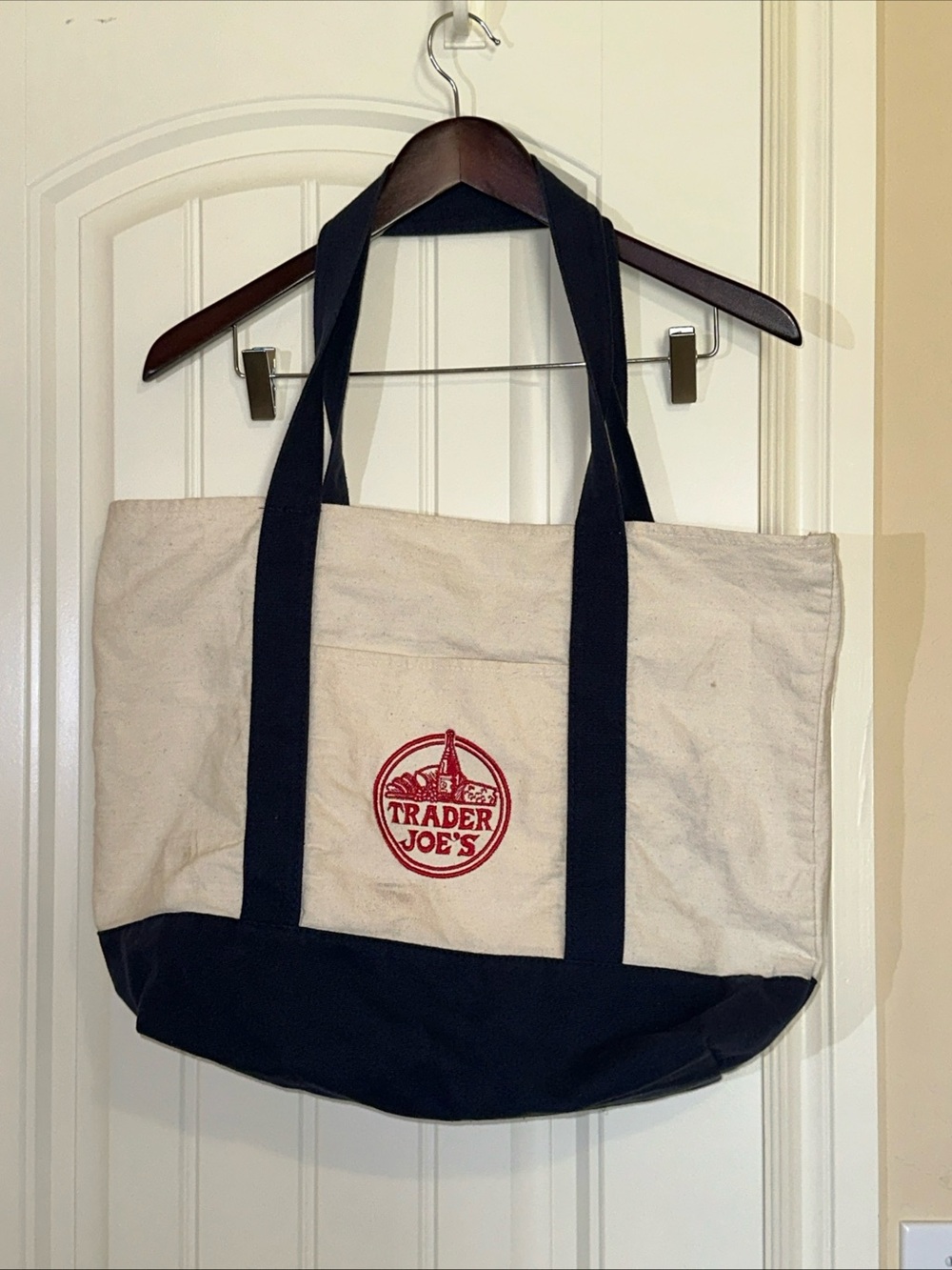 Heavy Duty Canvas Trader Joes Reusable Tote Grocery Bag
